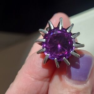 Vintage Taxco Color Change Alexandrite Ring